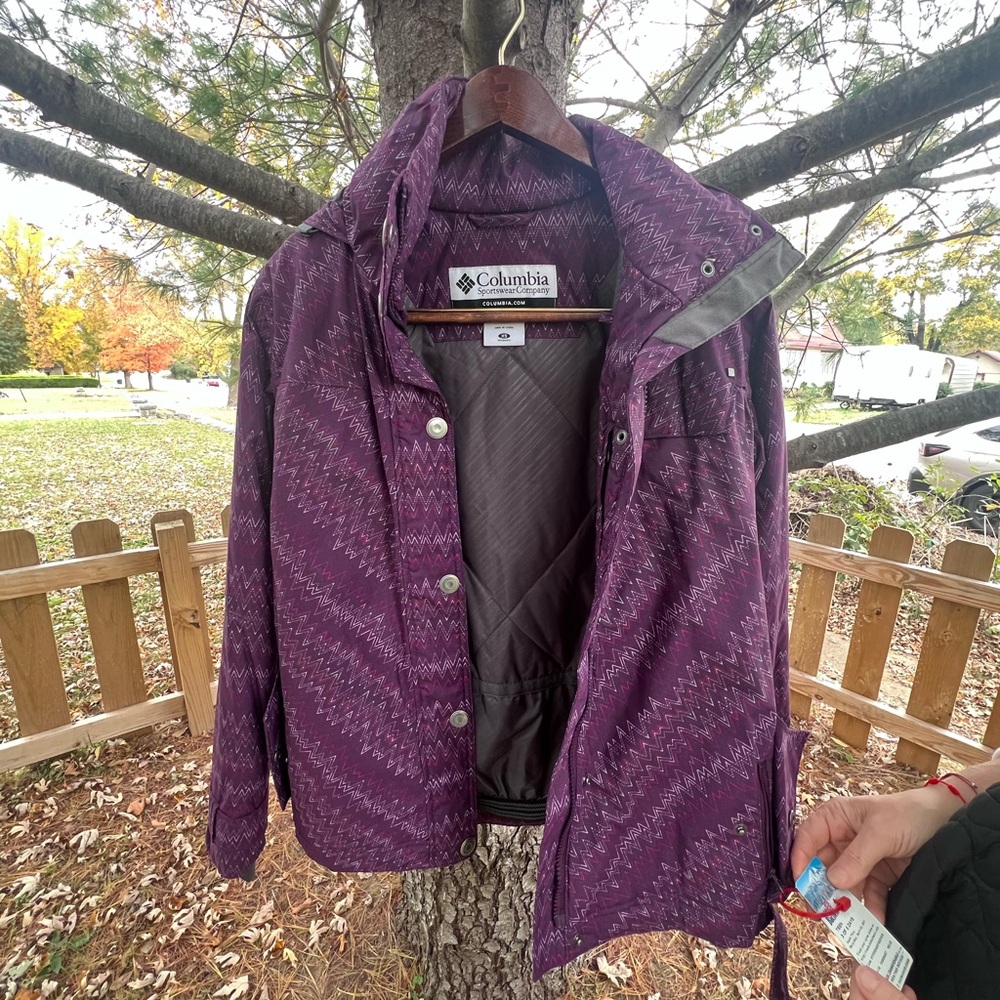 Columbia Women's Ski Omnitech Purple Ski Jacket XS